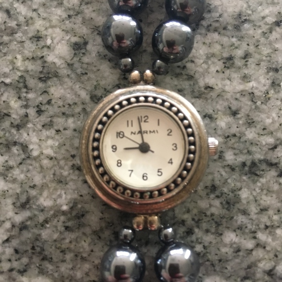 Narmi Gray Faux PearlWatch